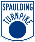 Spaulding Turnpike marker