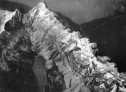 The Ortstock and lake Glattalp, 29 August 1912.