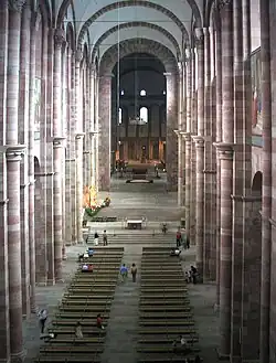Romanesque nave and vaults of Speyer Cathedral (1082–1103)