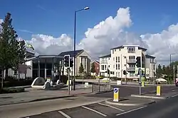 Springhead Park entrance from Springhead Road