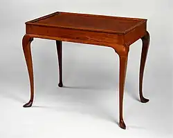 Square Tea Table, American, 1740–60