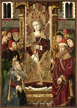 St Helena Meeting the Jews, 1483–1487, by Miguel Ximénez.