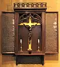 War memorial in the church