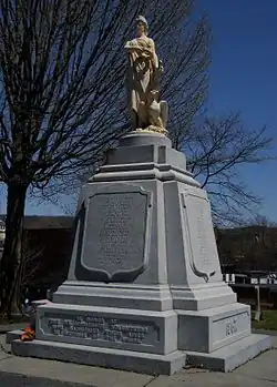 America (1866–68), Soldiers Monument, St. Johnsbury, Vermont