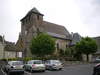 The church in Saint-Mamet-la-Salvetat