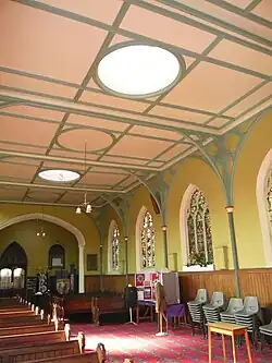 The interior north side