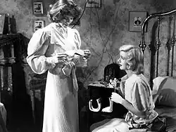 With Katharine Hepburn in Stage Door (1937)