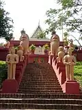 Main stairway leading to the Pagoda