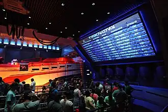 Indoor queue at Disney's Hollywood Studios