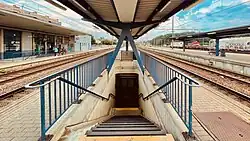 View of the platforms