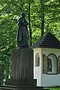 Statue of Anton Bernolák on Slanica Isle