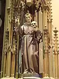 Statue of Saint Leonard of Port Maurice, in St. Francis Xavier Catholic Church, in Superior, Wisconsin, United States