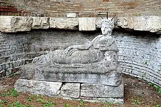 Statue of Attis in the Shrine of Attis