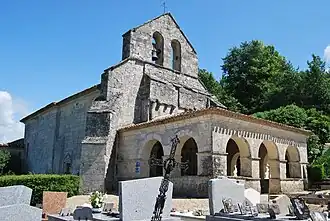 The church in Sainte-Florence