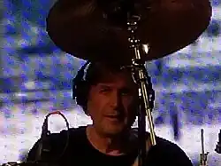 Hurst performing with Steppenwolf in 2018