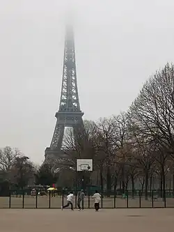 Image 7Streetball in Paris, France near the Eiffel Tower, 2005