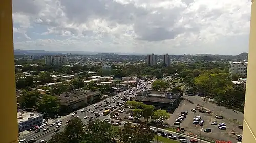Hyde Park sector of Rio Piedras district in Hato Rey Sur barrio of San Juan