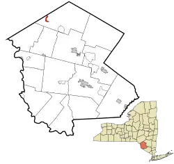 Location of Roscoe in Sullivan County, New York