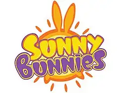 The official logo of the series. It depicts the show's name in the forefront while a depiction of the orange bunny (Turbo) is shown in the background in the rainbow.