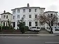 Another group of Victorian houses in Claremont Road, Surbiton. They are situated almost opposite Falconhurst.[23]
