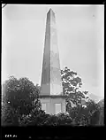 Obelisk erected to the memory of Cakobau in Suva, pictured in 1903