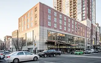 A picture of the Suzanne Roberts Theatre on Broad St. in Philadelphia