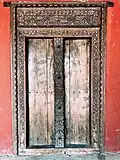 Swahili door in Tabora, Tanzania