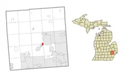 Location within Oakland County