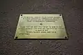 Plaque on the Small Synagogue