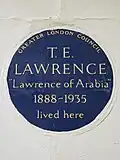 The Lawrence plaque