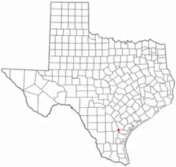 Location of Lakeshore Gardens-Hidden Acres, Texas
