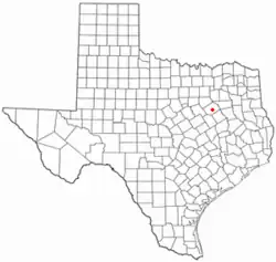 Location of Mildred, Texas