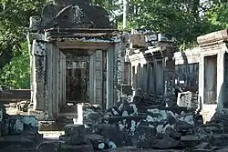 Ruins in the interior.