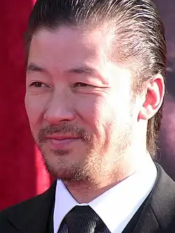 Tadanobu Asano at the world premiere of "Thor"