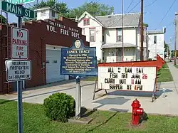 Zane's Trace Historical Marker in Tarlton