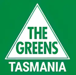 "The Greens" – The Tasmanian Greens Logo