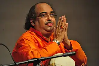 Majumdar performing at Eastside Baha'i Center, Bellevue, Washington (2014)