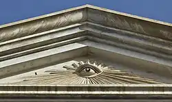 The Eye of Providence in Masonic Temple of Santa Cruz de Tenerife, Spain