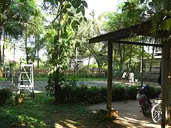 Tennis court at the old British Club