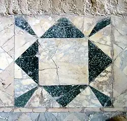 Ancient Roman tile work.