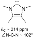 1,3,4,5-tetramethyl­imidazol-2-ylidene, a relatively unhindered carbene.