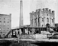 The former mine Teut with its Malakoff tower in 1880
