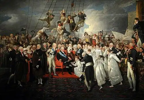 The Arrival of King Louis XVIII in Calais, 1816