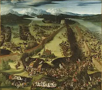 The 1525 Battle of Pavia in Northern Italy.