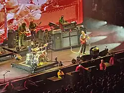 An image of The Black Keys on stage at the O2 arena, london