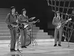 The Bootleg Beatles performing on the Dutch television programme Showbizzquiz on 14 October 1981