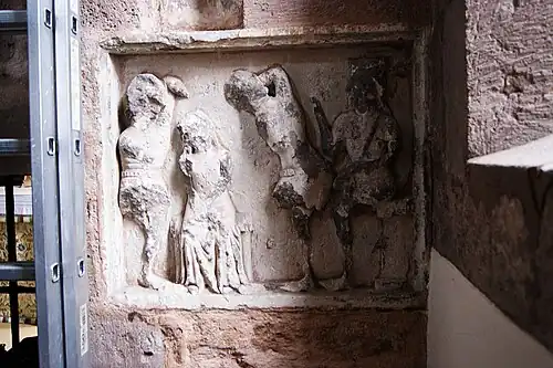 Interior relief sculpture