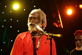 Burnett performing in 2009