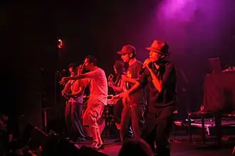 The Herd performing live on stage at the Metro Theatre in October 2005