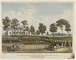 The_Hermitage,_Jackson's_tomb,_and_Andrew_J._Donelson's_residence_12_miles_from_Nashville,_Tennessee._Taken_at_the_spot,_March_29th,_1856_-_Lith._of_Endicott_&_Co.,_N.Y._LCCN2003664953